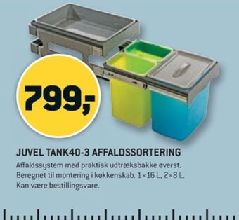 Juvel affaldsstativ køkken
