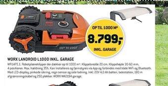 XL-BYG Landroid robotplæneklipper tilbud