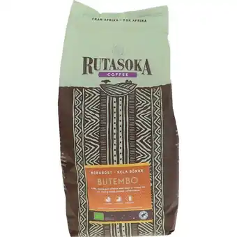 Rutasoka økologiske mørkristede hele kaffebønner butembo