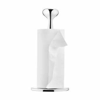 Imerco Georg jensen alfredo køkkenrulleholder - ø 15 x h 32 cm - rustfrit stål - blank tilbud