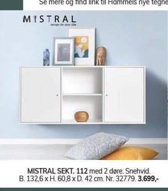 Daells Bolighus Mistral sekt. 112 tilbud