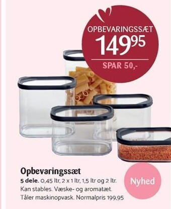 Opbevaringssæt