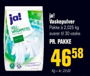 Otto Duborg ja! Vaskepulver tilbud
