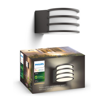 Philips hue w lucca væglampe udendørs antracit 230v
