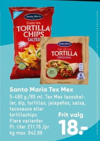 Bilka Santa maria taco-skaller tilbud