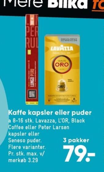 Bilka Qualita oro kaffekapsler tilbud