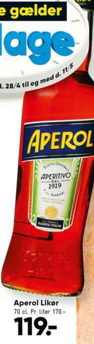 Aperol aperitif