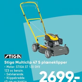 Bilka Stiga plæneklipper tilbud