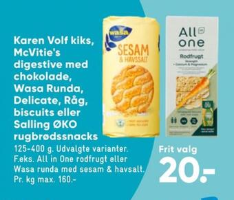 Bilka All in one kiks tilbud