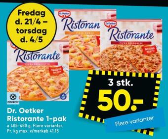 Bilka Ristorante pizza tilbud