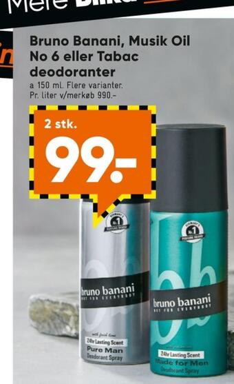 Bilka Bruno banani deospray tilbud