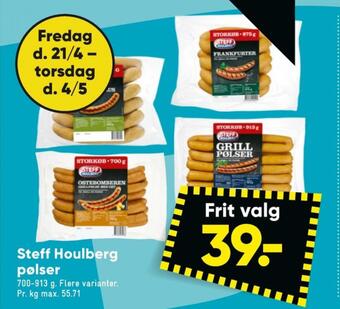 Bilka Steff houlberg grillpølser tilbud