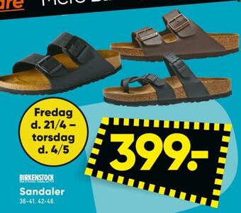 Bilka Birkenstock herresandaler tilbud