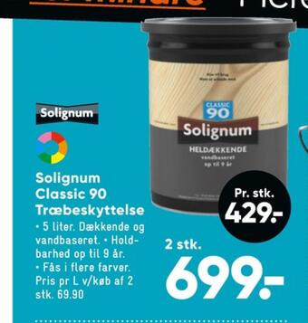 Bilka Solignum træbeskyttelse tilbud