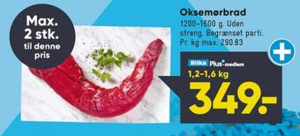 Bilka Ukendt oksemørbrad tilbud