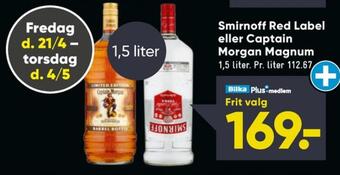 Bilka Smirnoff vodka tilbud