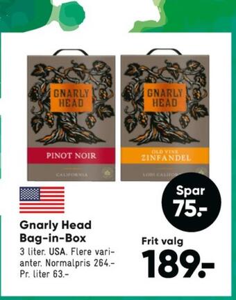 Bilka Ukendt californisk rødvin tilbud