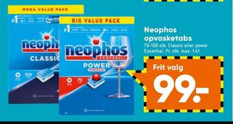 Bilka Neophos maskinopvask-tabs tilbud