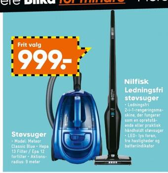 Bilka Nilfisk støvsuger tilbud