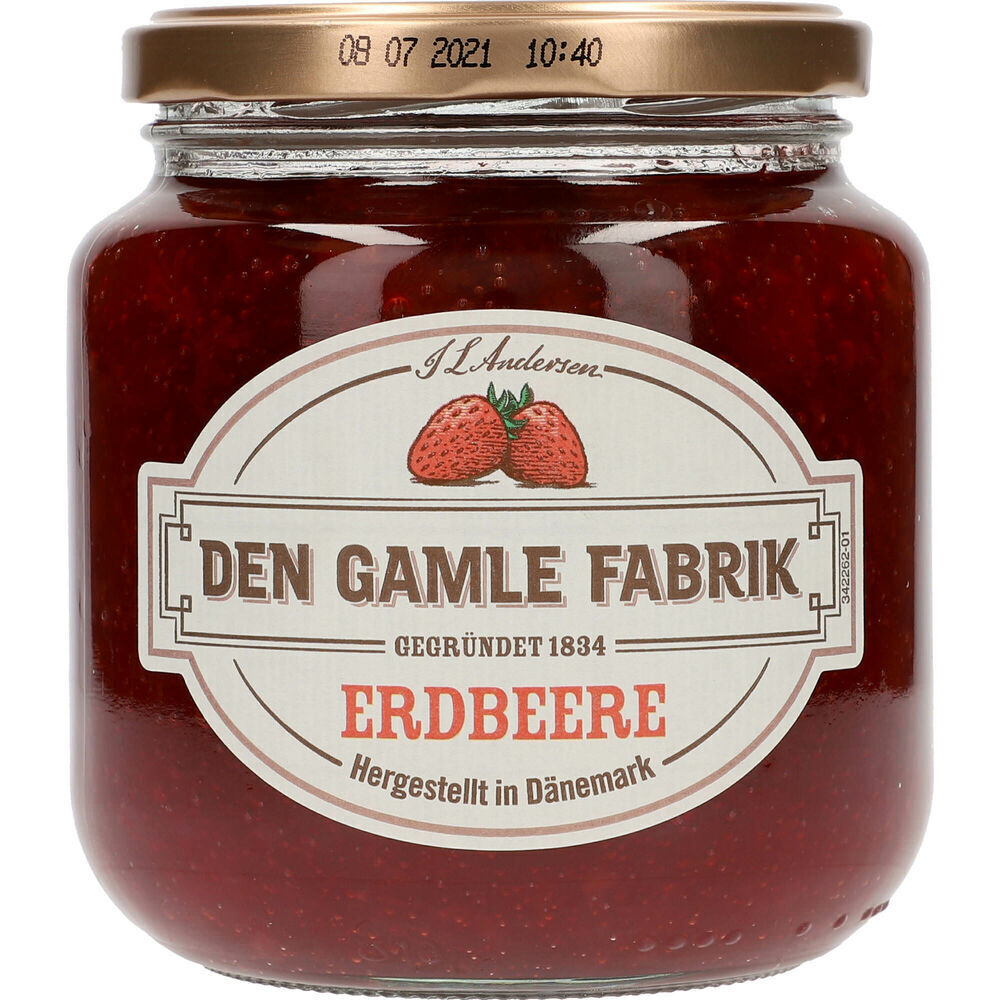 Netpris Den gamle fabrik marmelade jordbær 600g tilbud