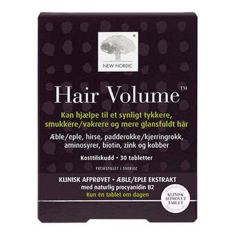 New nordic, hair volume, 30 tab