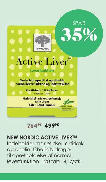 Matas New nordic active liver™ tilbud