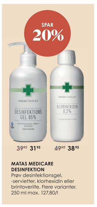 Matas Matas medicare desinfektion tilbud