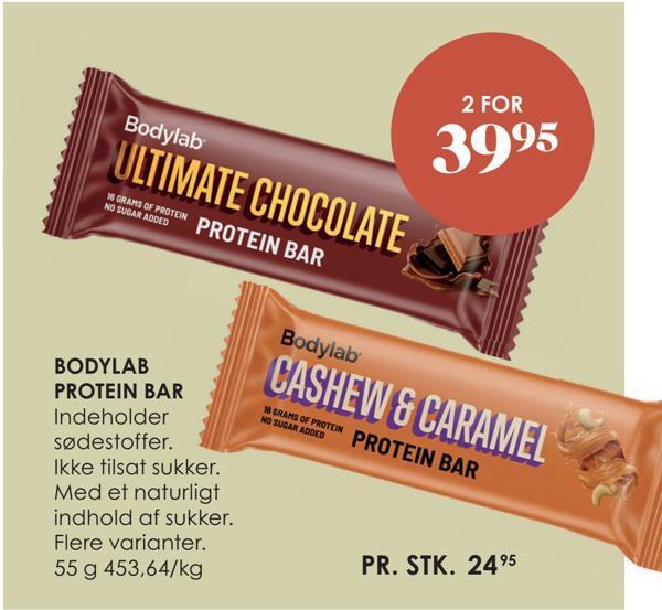 Bodylab protein bar tilbud hos Matas