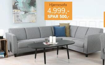 Daells Bolighus Hjørnesofa tilbud