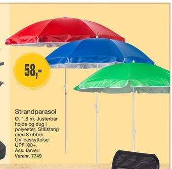Harald Nyborg Strandparasol tilbud