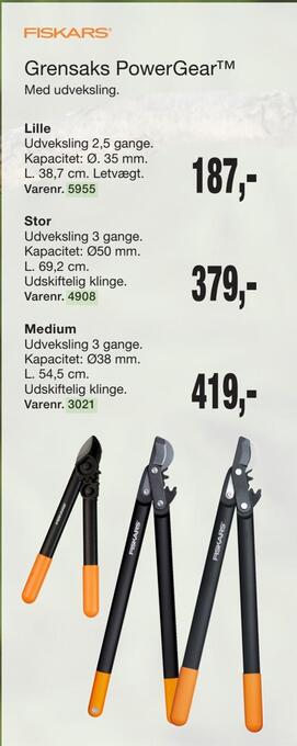 Harald Nyborg Grensaks powergear™ tilbud