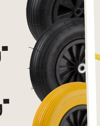 Harald Nyborg Hjul til trillebør tilbud