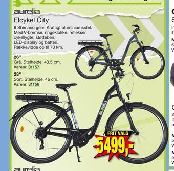 Harald Nyborg Elcykel city tilbud