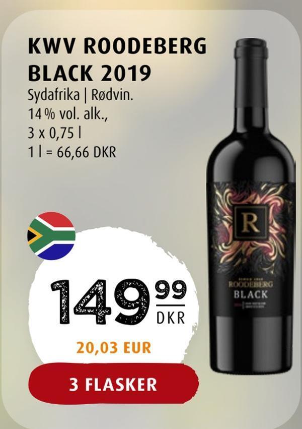 Kwv roodeberg black 2019 tilbud hos Scandinavian Park