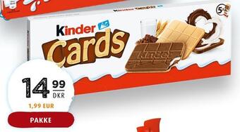 Scandinavian Park Kinder cards tilbud
