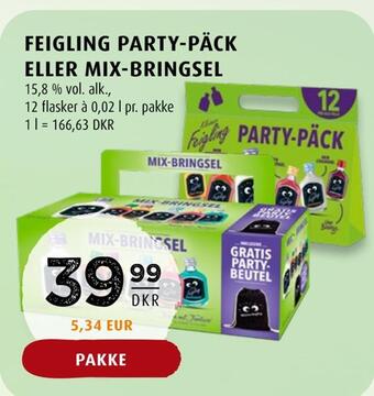 Scandinavian Park Feigling party-päck eller mix-bringsel tilbud