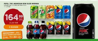 Scandinavian Park Pepsi, 7up, mountain dew eller mirinda tilbud