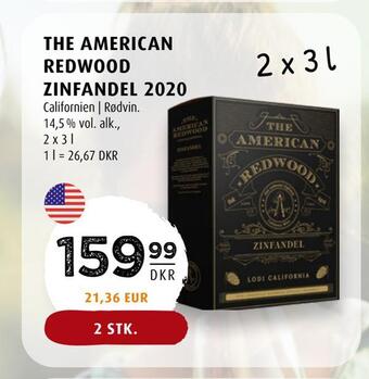 Scandinavian Park The american redwood zinfandel 2020 tilbud