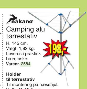 Harald Nyborg Camping alu tørrestativ tilbud