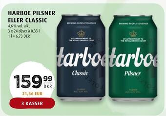 Scandinavian Park Harboe pilsner eller classic tilbud