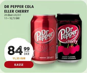 Scandinavian Park Dr pepper cola eller cherry tilbud