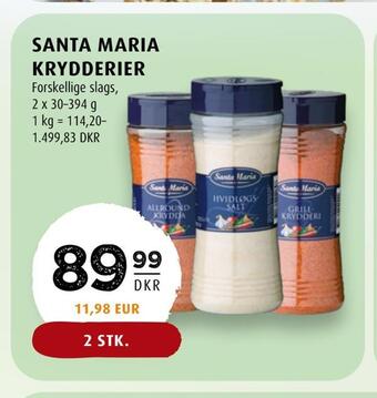 Scandinavian Park Santa maria krydderier tilbud