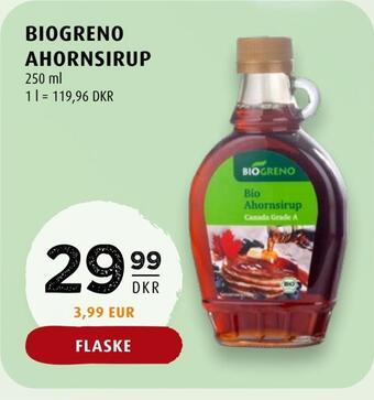 Scandinavian Park Biogreno ahornsirup tilbud