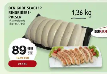 Scandinavian Park Den gode slagter ringridere pølser tilbud