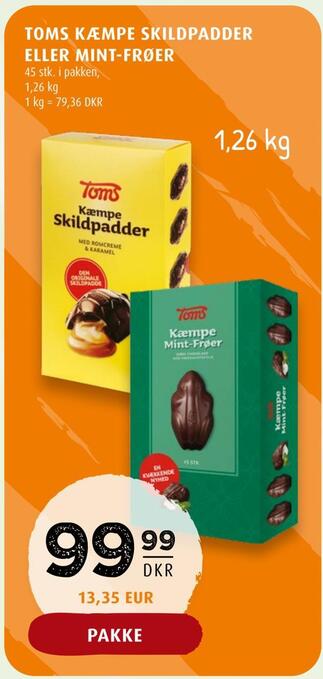 Scandinavian Park Toms kæmpe skildpadder eller mint-frøer tilbud