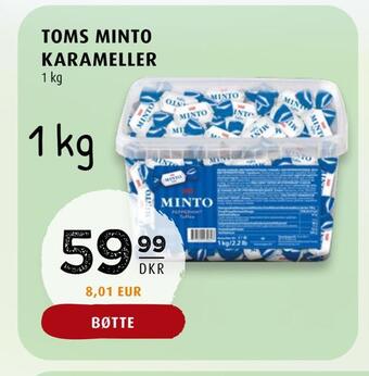Scandinavian Park Toms minto karameller tilbud