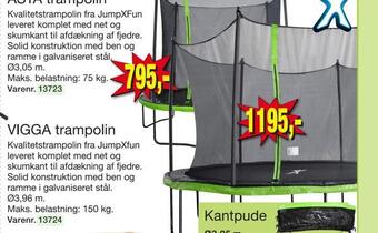 Harald Nyborg Vigga trampolin tilbud