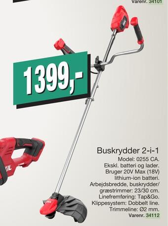 Harald Nyborg Buskrydder 2-i-1 tilbud