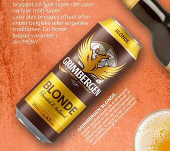 MENY Grimbergen blonde tilbud