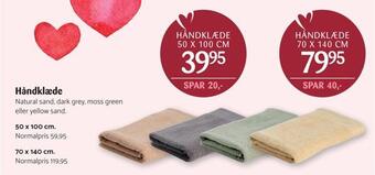 Kop & Kande Håndklæde tilbud